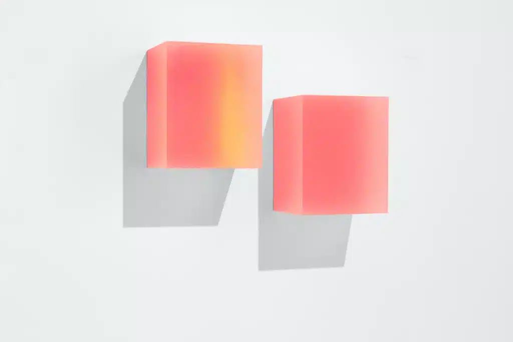 “Untitled #1” 2019, Mixed media on plexiglas / Tecnica mista su plexiglas – cm 15 x 12 x 10 ( each)