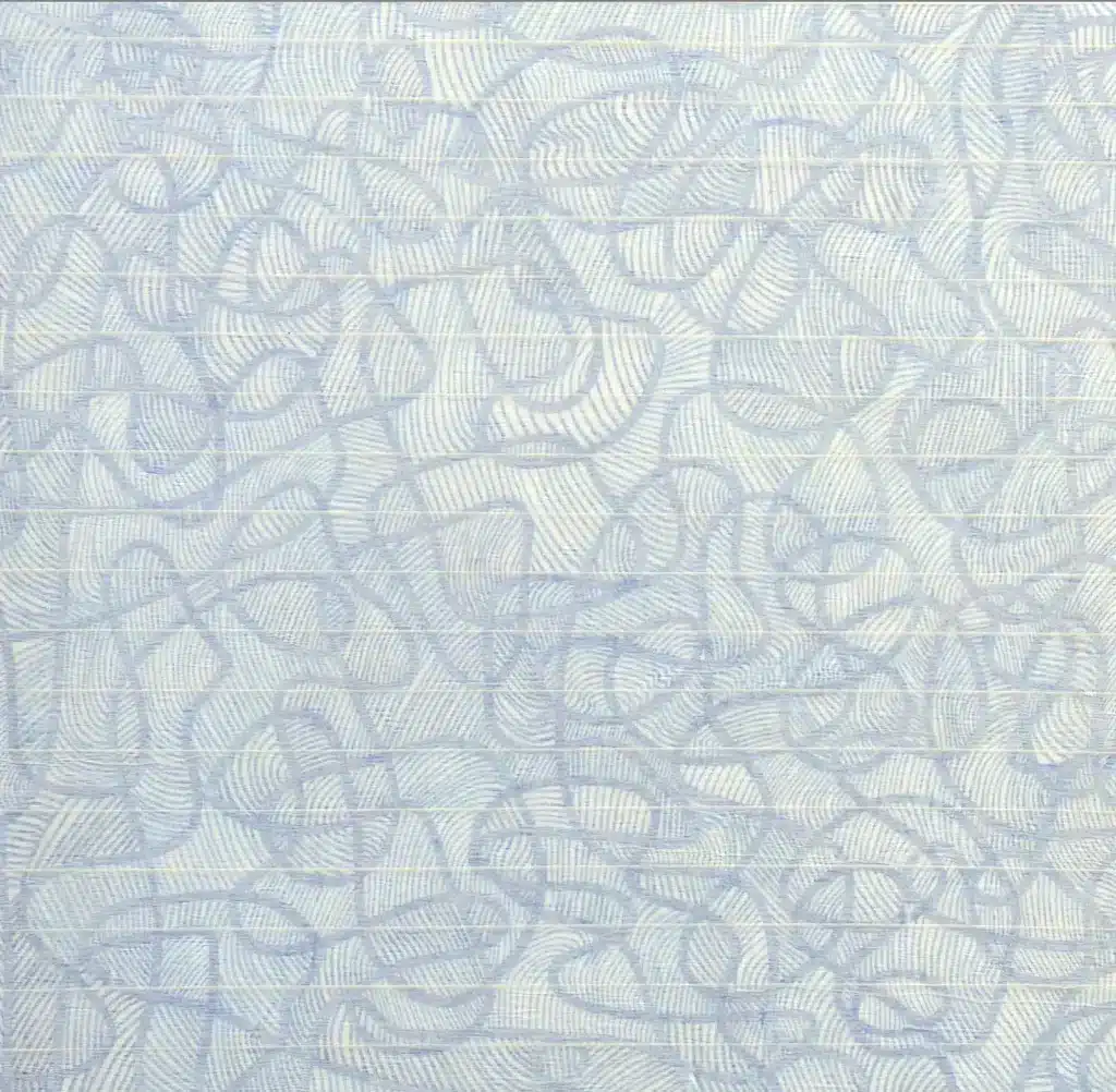 “Untitled 03”, 2018 – tecnica mista su polietilene / mixed media on polyethylene – cm. 38 x 38