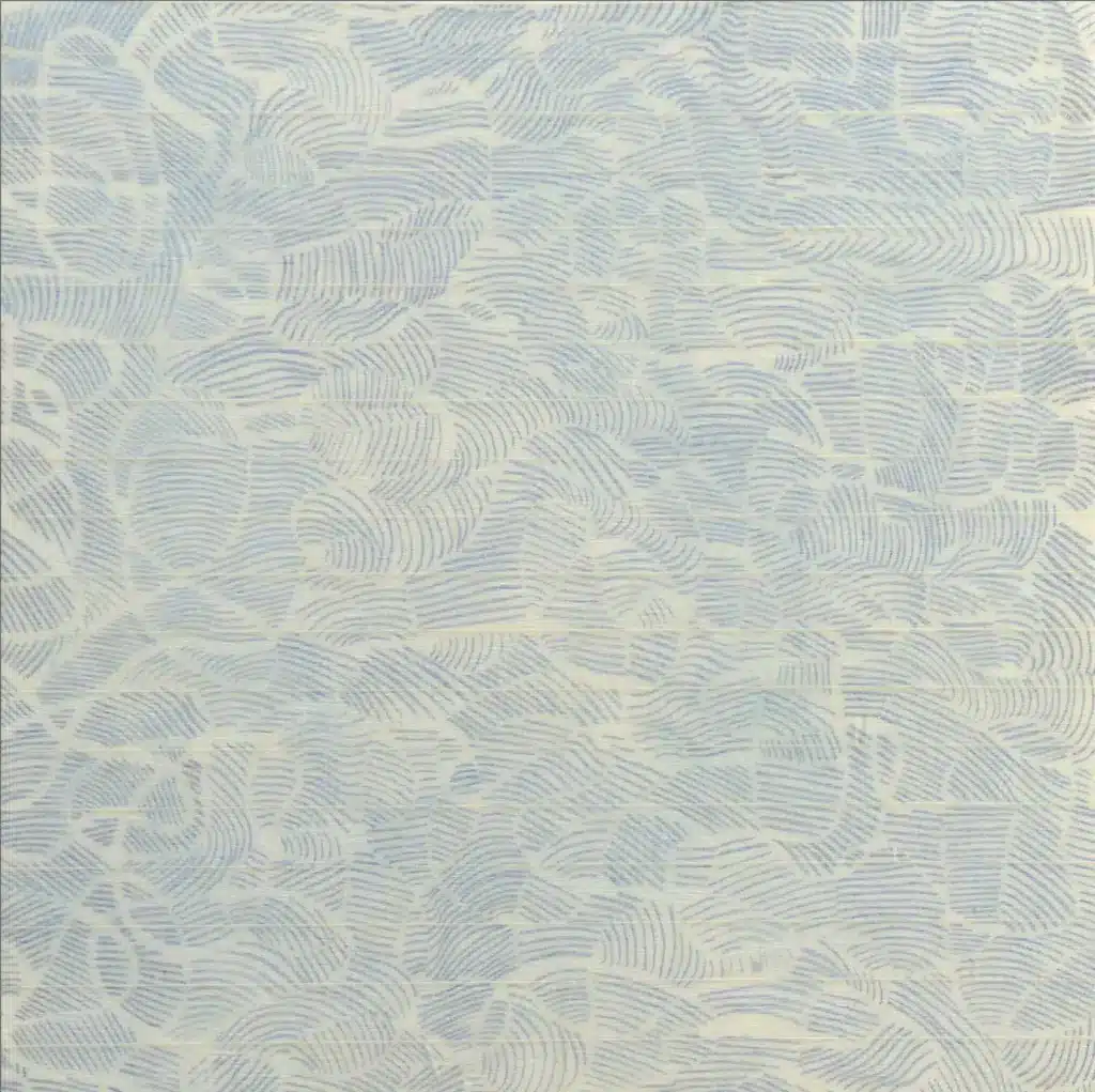 Untitled 09”, 2018 – tecnica mista su polietilene / mixed media on polyethylene – cm. 38 x 38