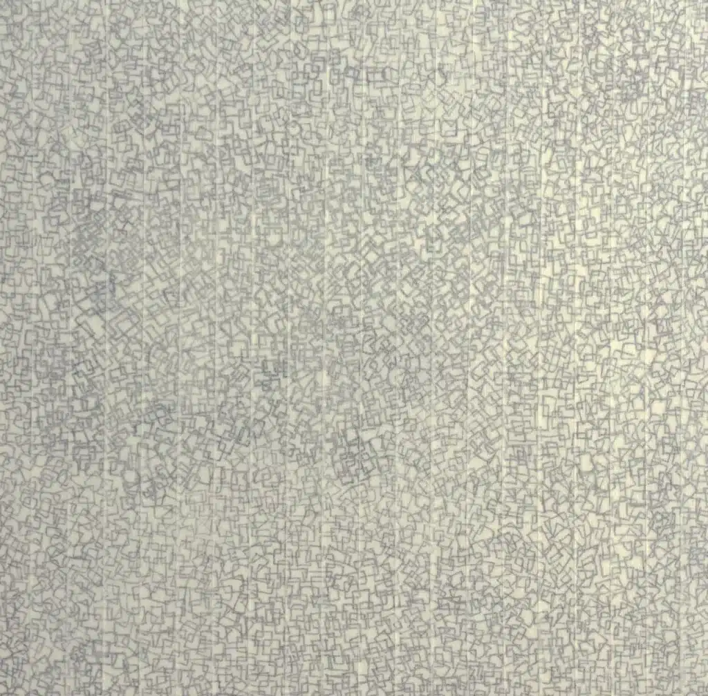 Untitled 11”, 2018 – tecnica mista su polietilene / mixed media on polyethylene – cm. 38 x 38