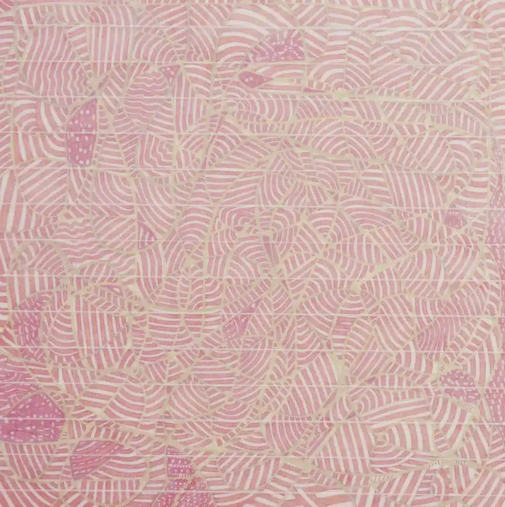 Untitled 12”, 2018 – tecnica mista su polietilene / mixed media on polyethylene – cm. 38 x 38