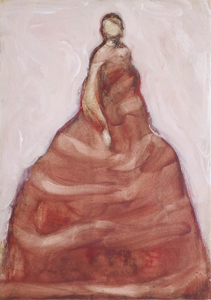 “Appena prima” 2026, mixed media on canvas - cm. 31 x 36