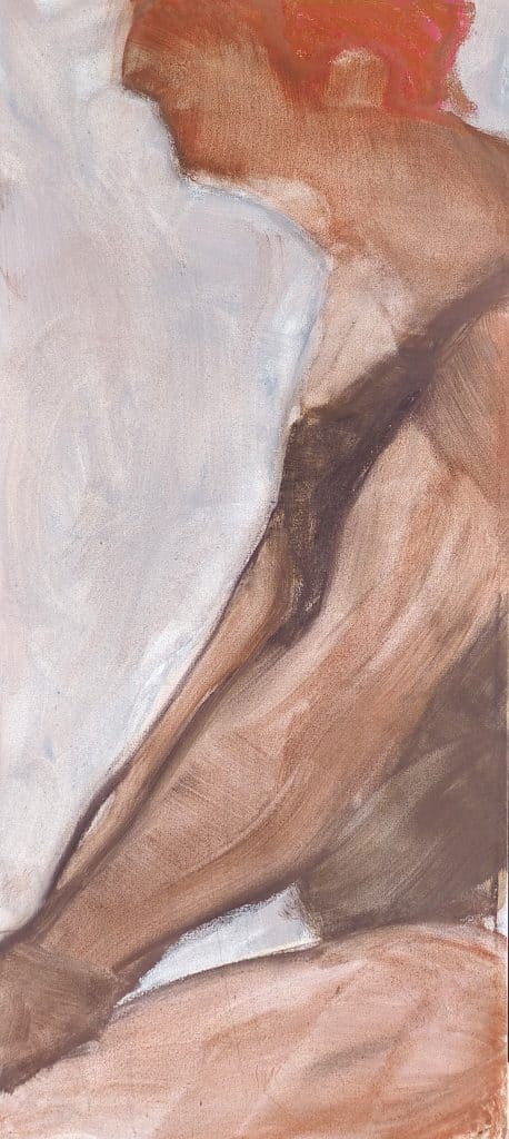 “Hope” 2026, tecnica mista su tela - cm. 60 x 27